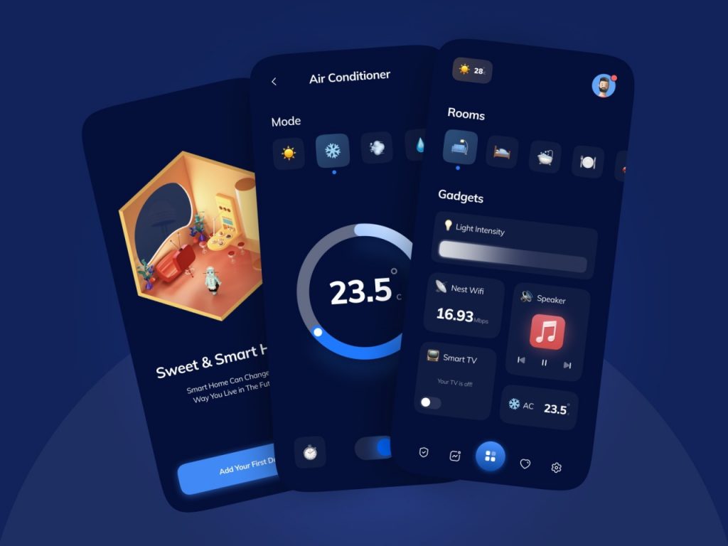An Ultimate List of the Top UI/UX Design Trends For 2022 5 dark mode