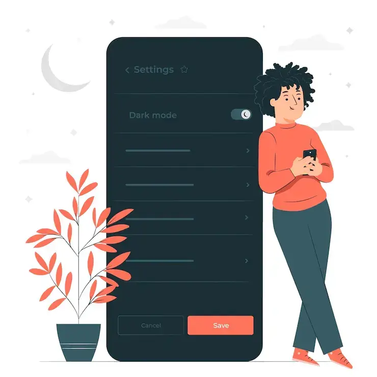 10 Modern UI Design Trends You Need to Know 4 Picture of Dark mode