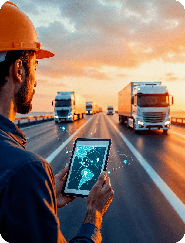 Home 2 74 Fleet management Reduces operational costs.